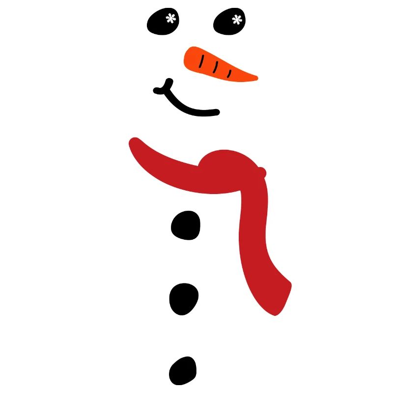 Fröhlicher Schneemann