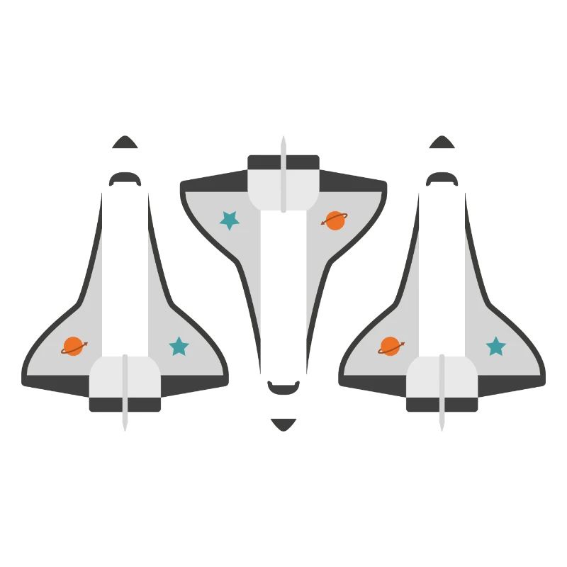 Three Space Shuttles