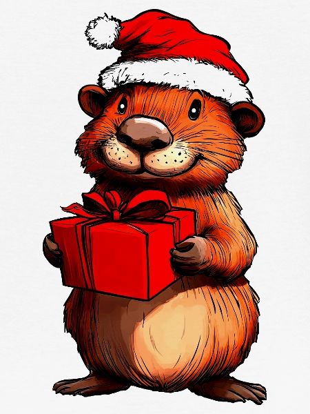 Biber Weihnachtsmann