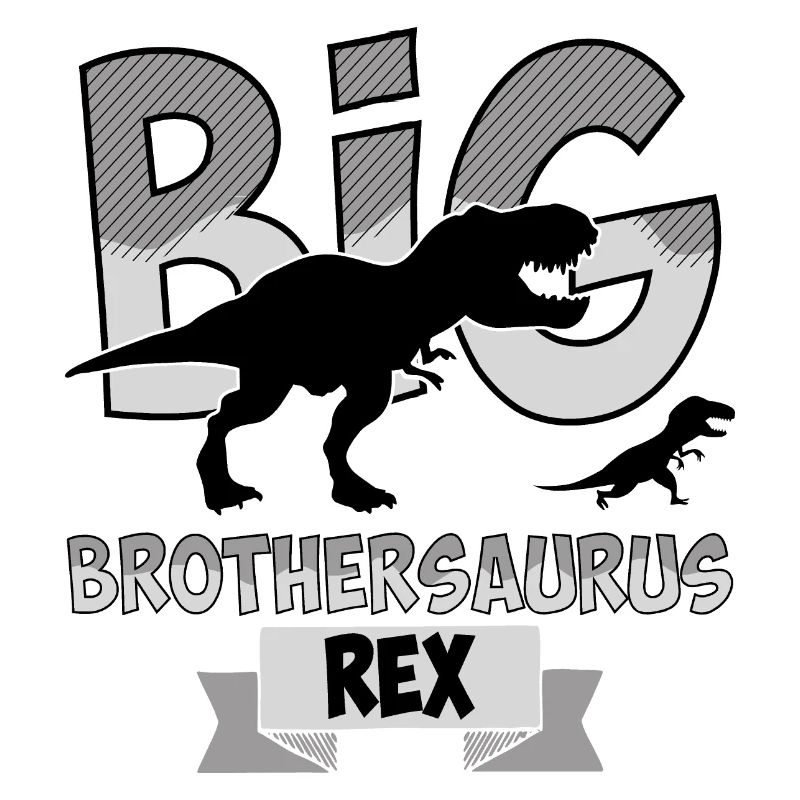 Großer Brudersaurus Rex Großer Bruder Dinosaurier