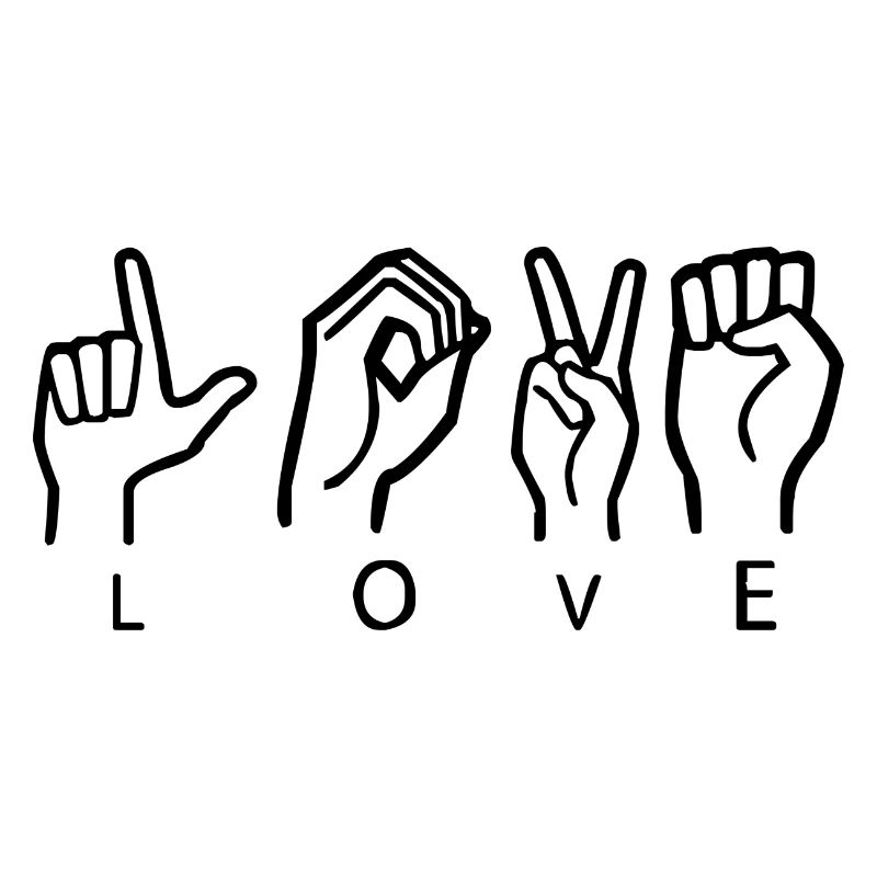 Love sign language