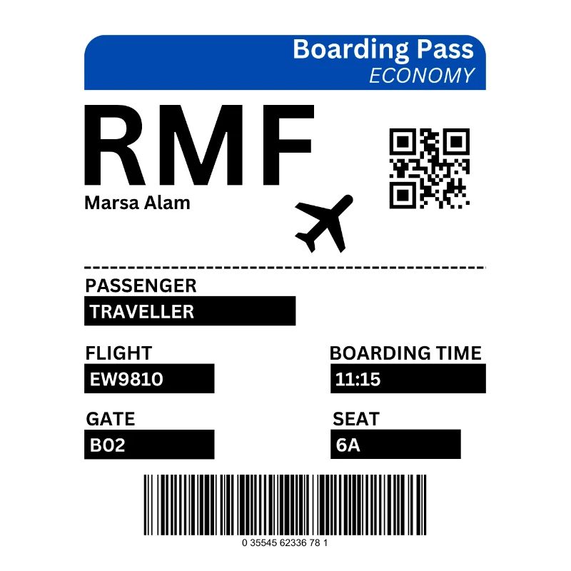 Marsa Alam Egypt Flight Ticket Holiday Idea