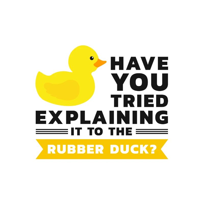 Programmer rubber duck debug