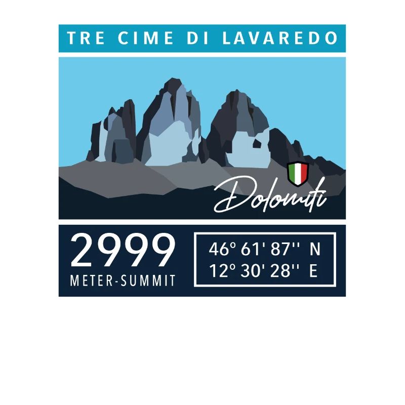 Dolomites three peaks tre cime di lavaredo Italy