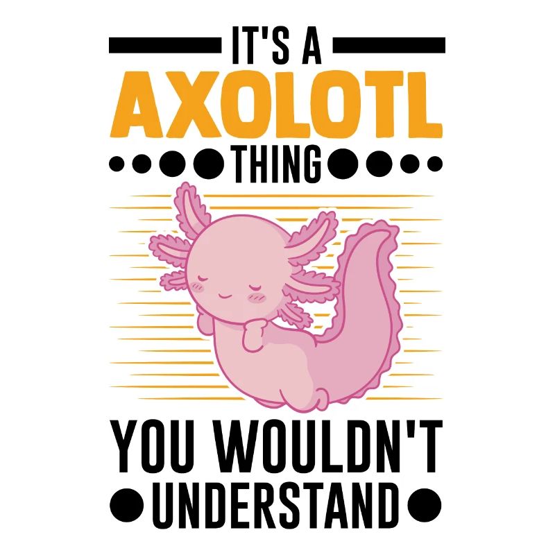 Axolotl Cadeau Queue Lurch