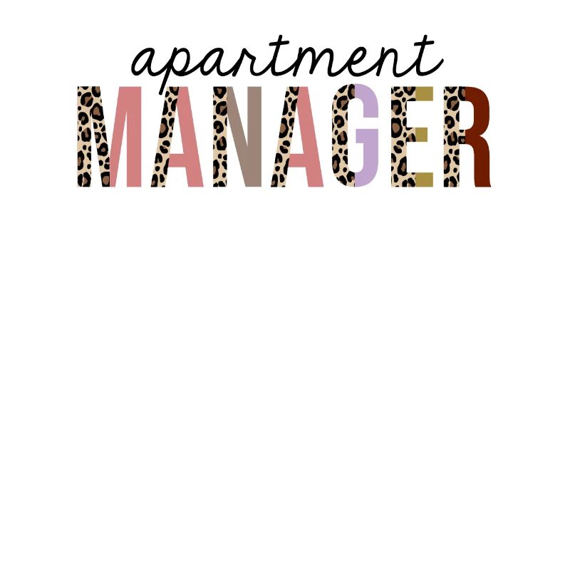 Apartment Manager Leopard Print Funny