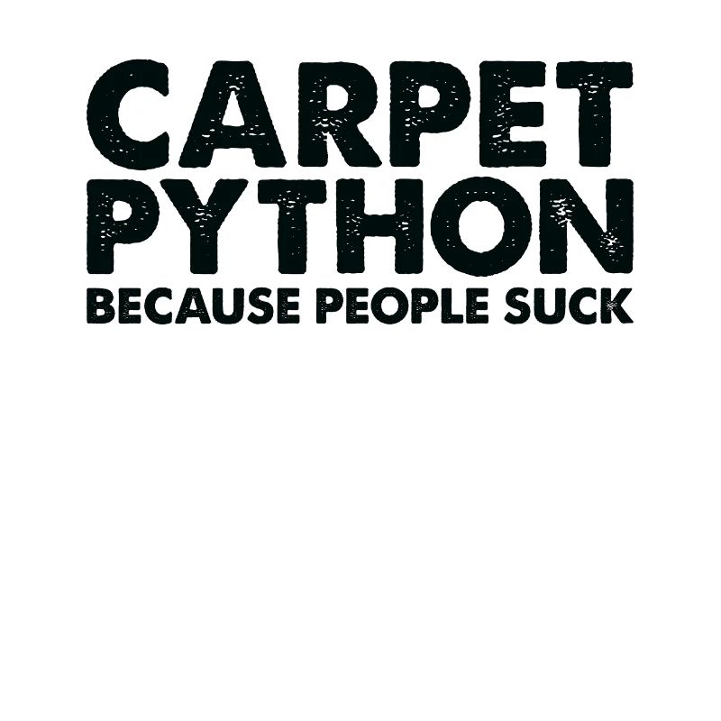 Leute Saugen Teppich-Python-Schlange