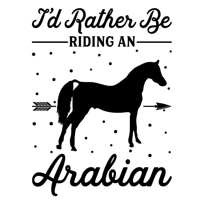 Reiten Auf Einem Arabischen Pferd