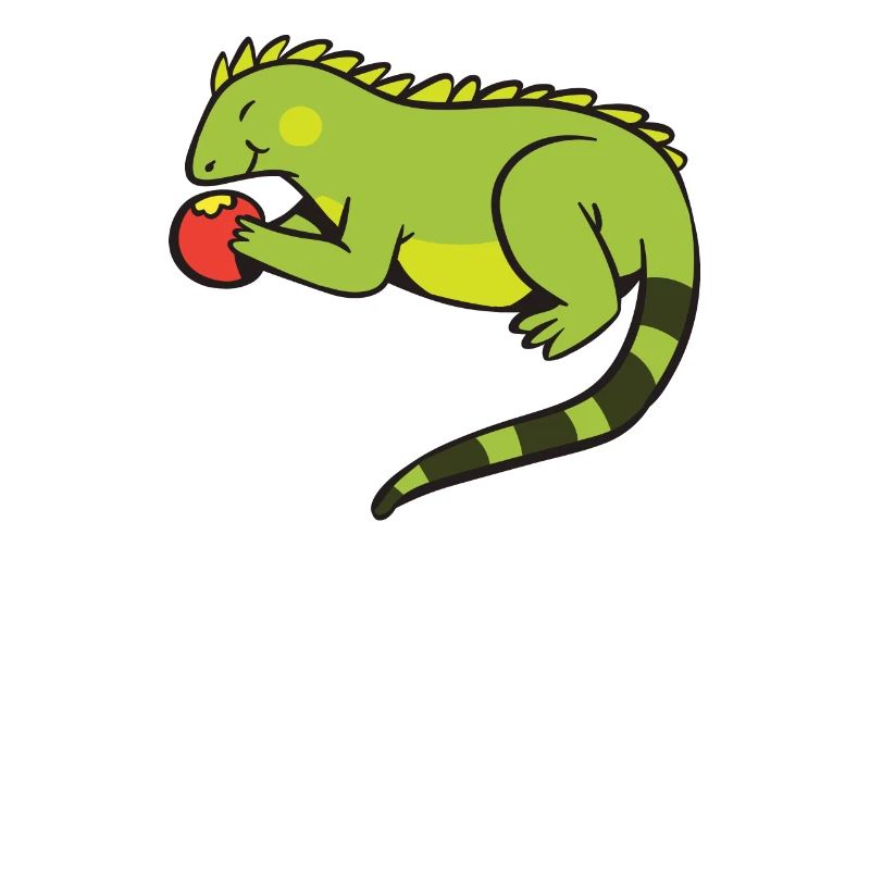 iguane affamé
