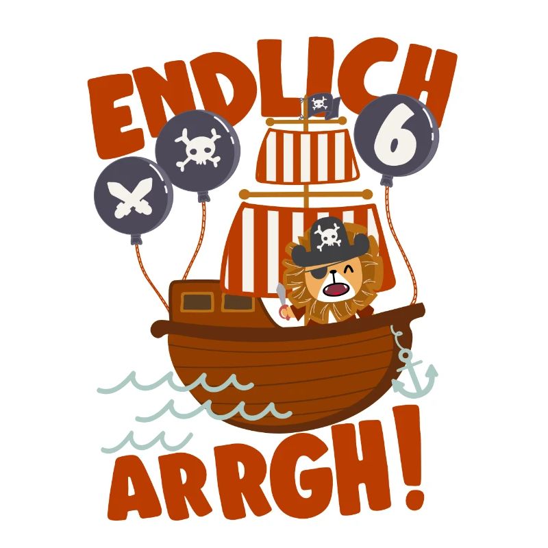 Piratenschiff Endlich 6 Jahre Junge Geburtstagidee