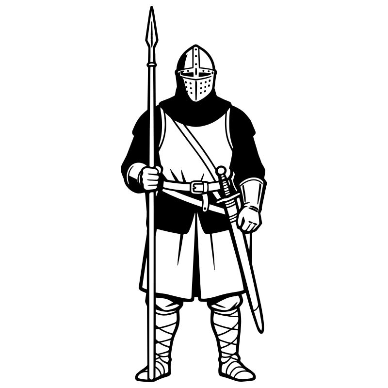 Knight with lance