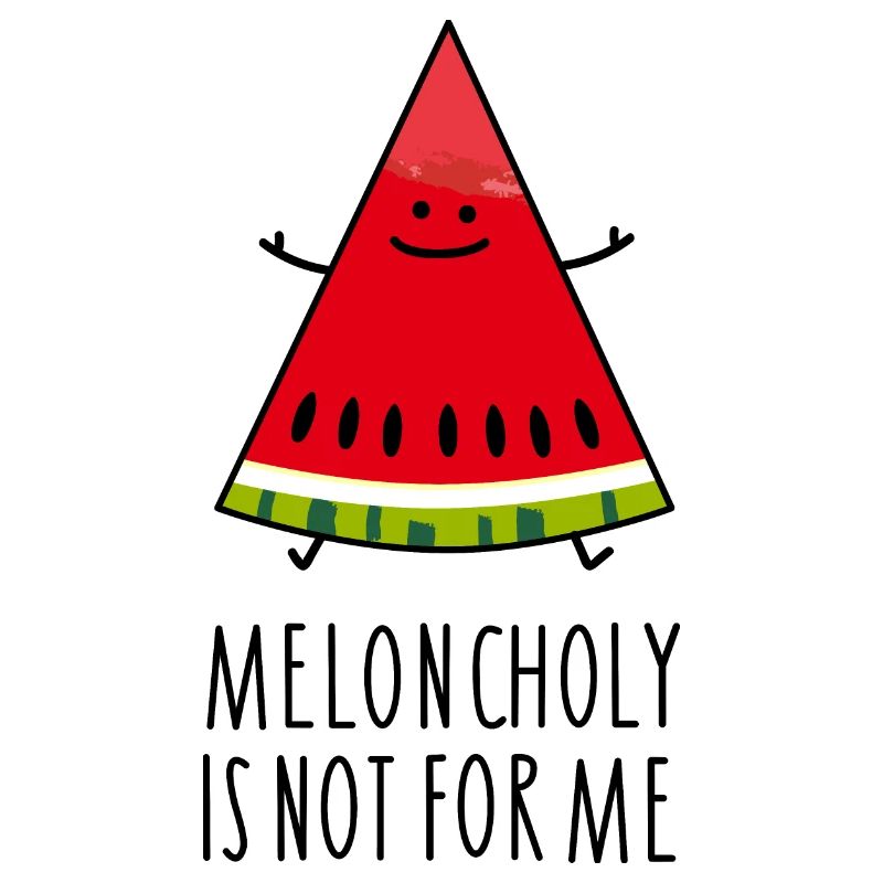 Funny optimism melon
