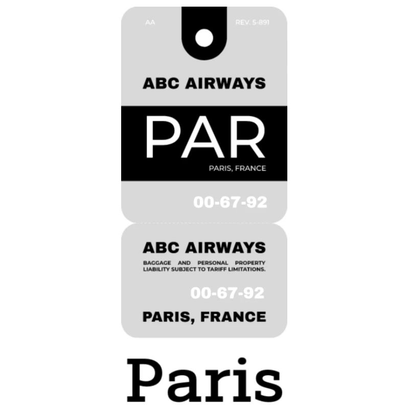 Paris Flight Ticket