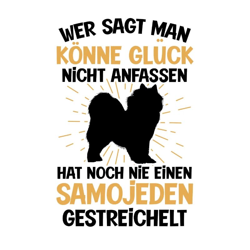 Samojede Glück anfassen Samojedenspitz