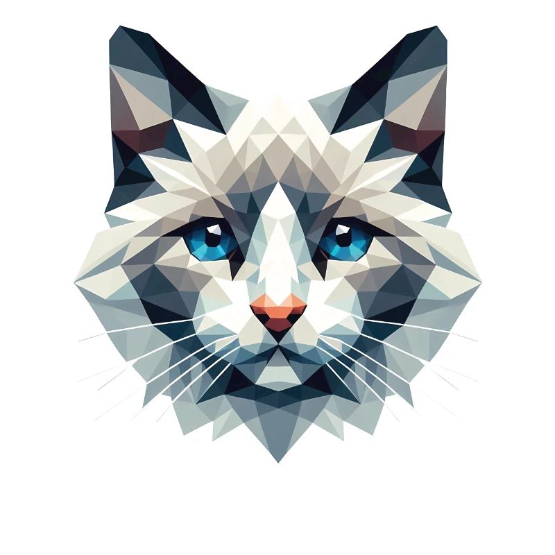 Polygon Cat, Art Numérique
