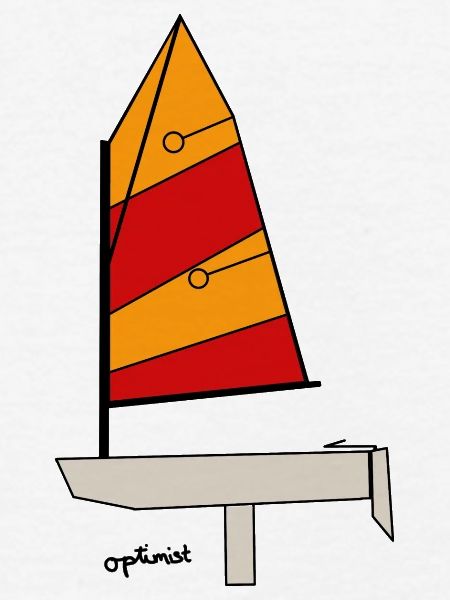 Optimist Segelboot