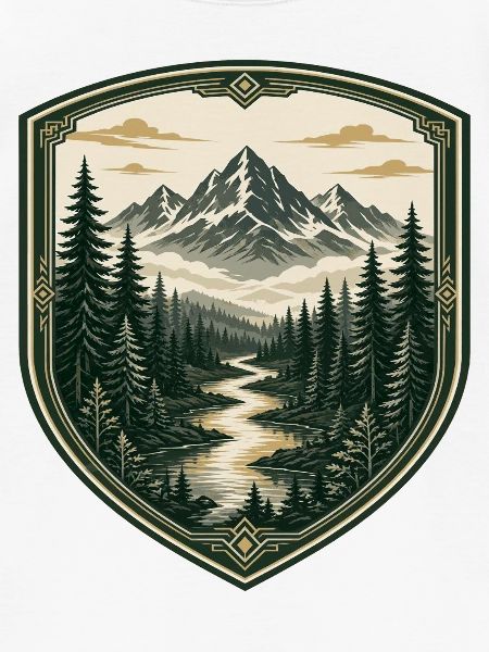 Waldberge Schild-Design
