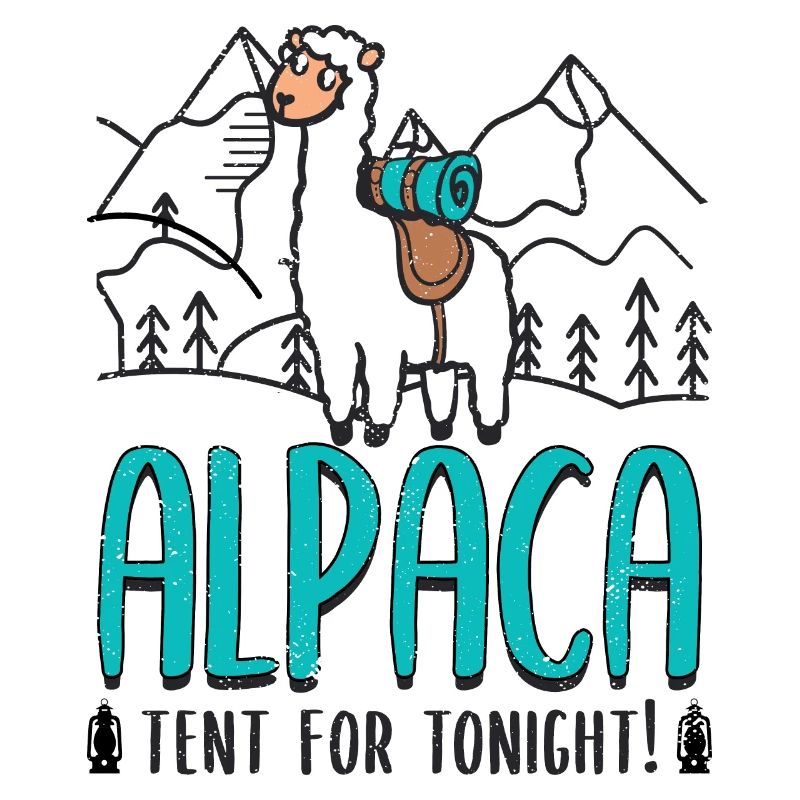 alpaca tent for tonight!