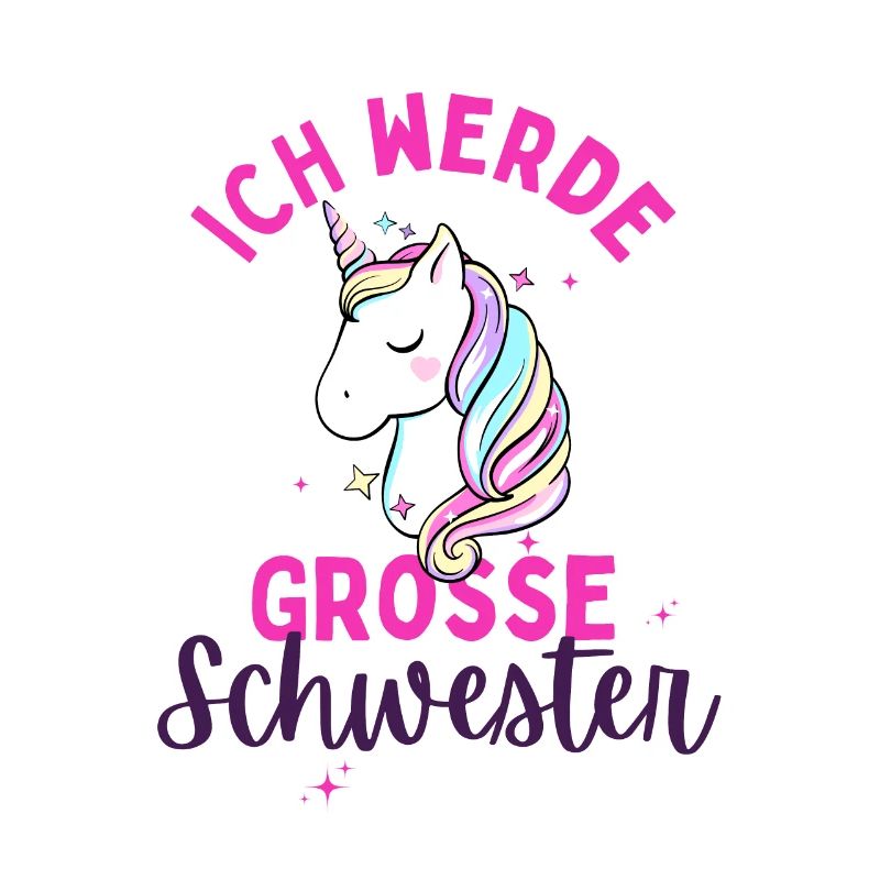 Ich werde Große Schwester 2024 Loading Einhorn