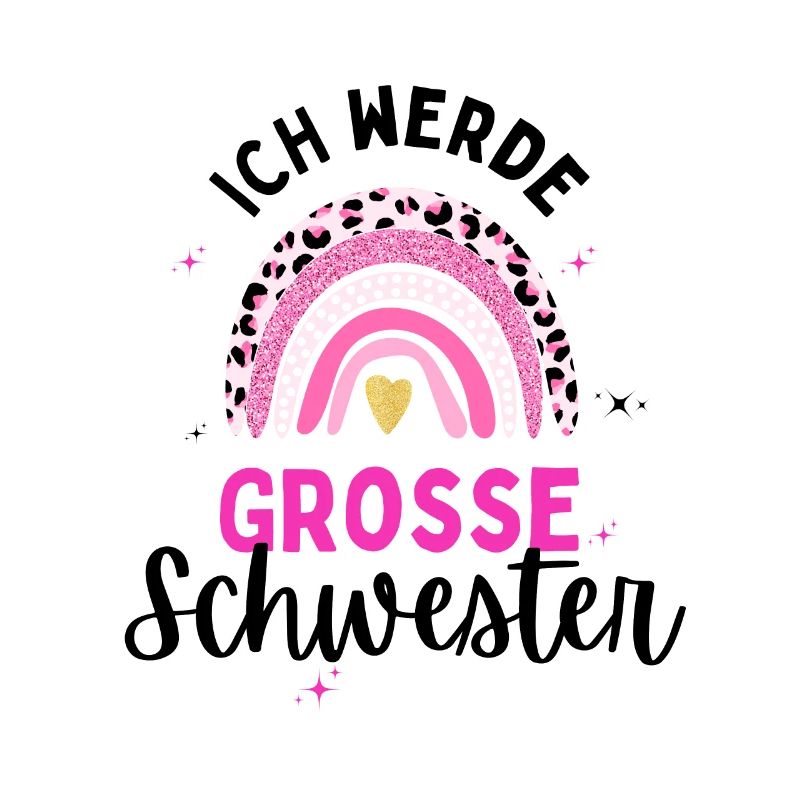 Ich werde Große Schwester 2024 Loading Regenbogen