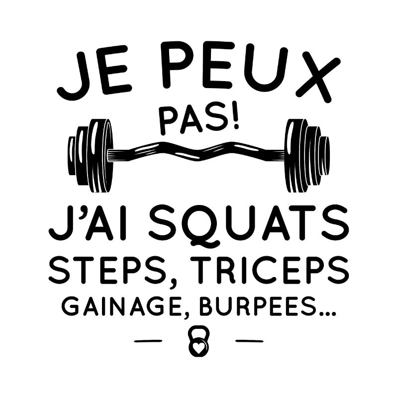 I can't I squats steps triceps ganage