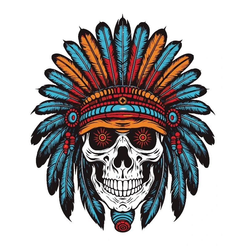 Crâne de chef indien Apache