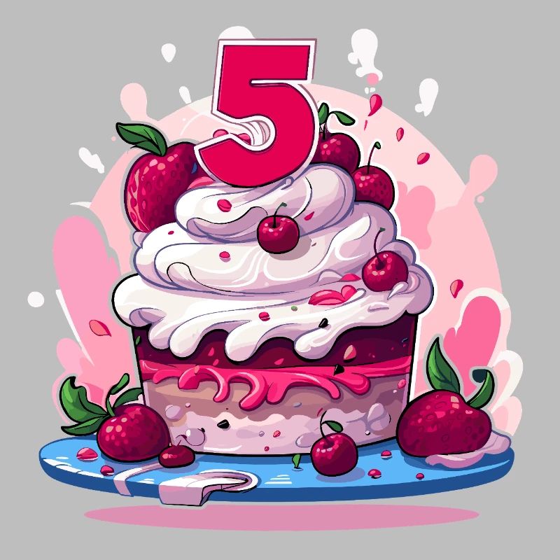 Gâteau 5 ans d’âge
