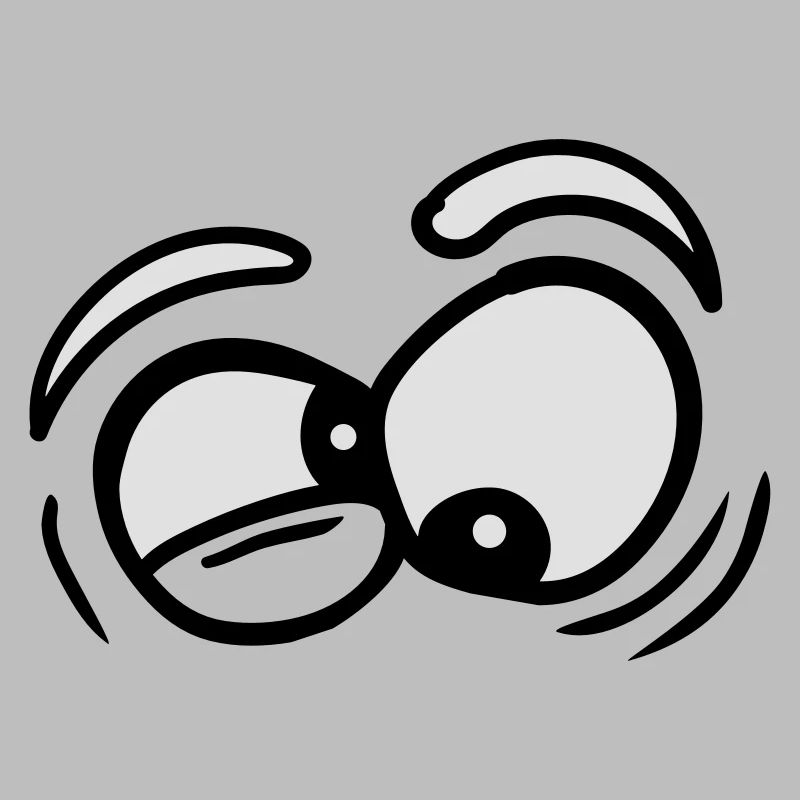 Eyes squint laugh grimace crazy crazy face comic c