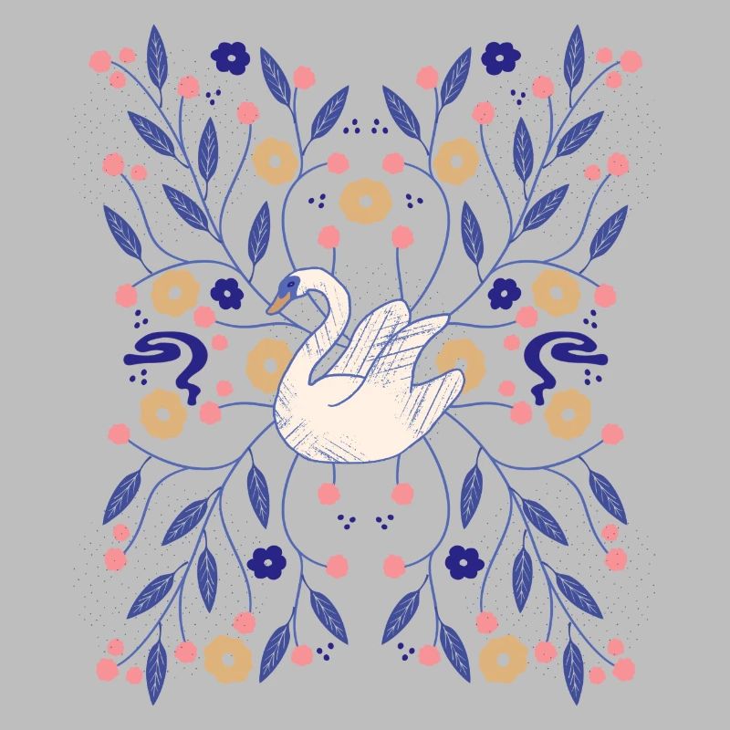 Décor de cygne