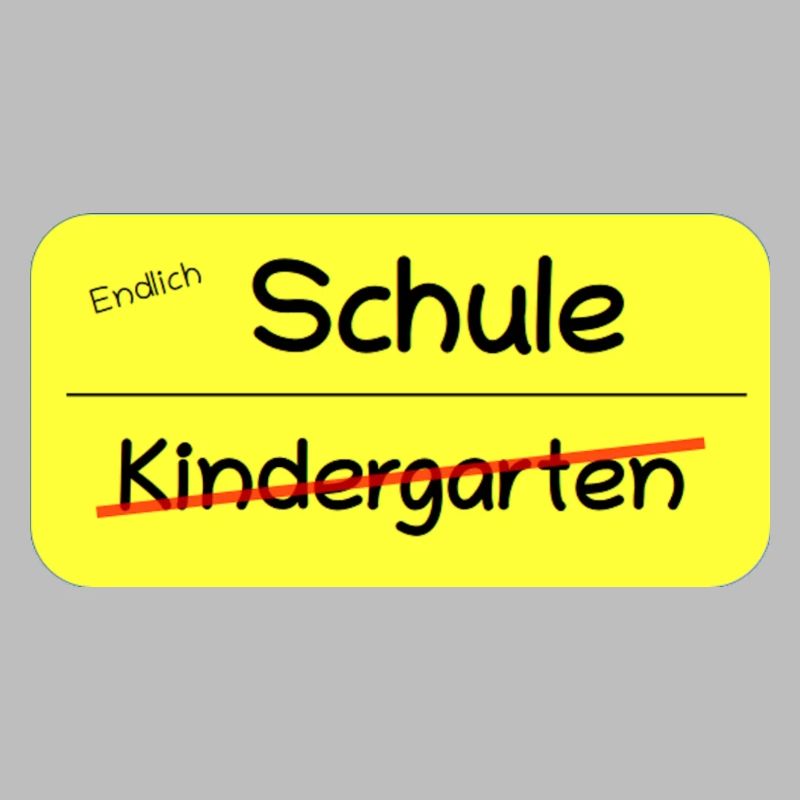 Endlich Schule statt Kindergarten