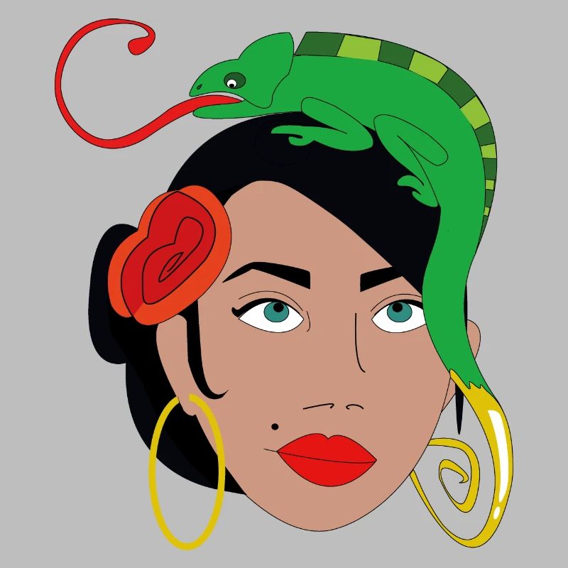 Chamäleon-Mädchen