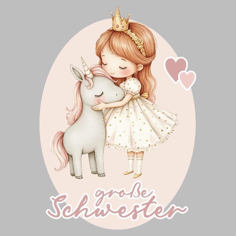 Grosse Schwester Maedchen Einhorn 4