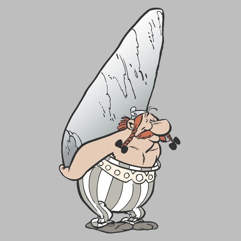 Asterix & Obelix - Obelix mit Stein