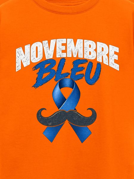 November Blauer Schnurrbart