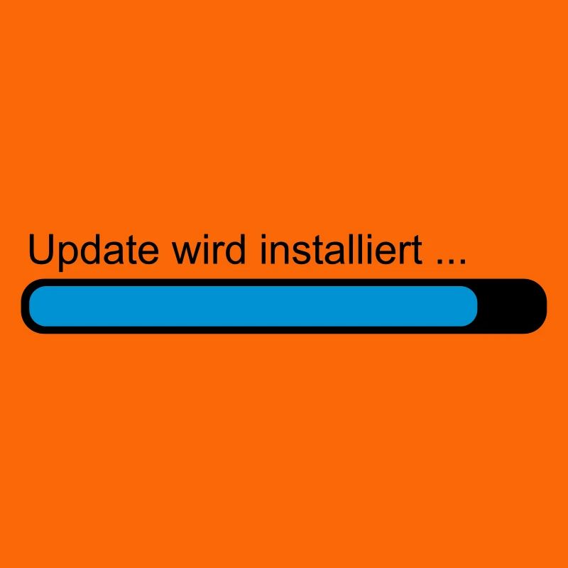 Update wird installiert ... Ladebalken