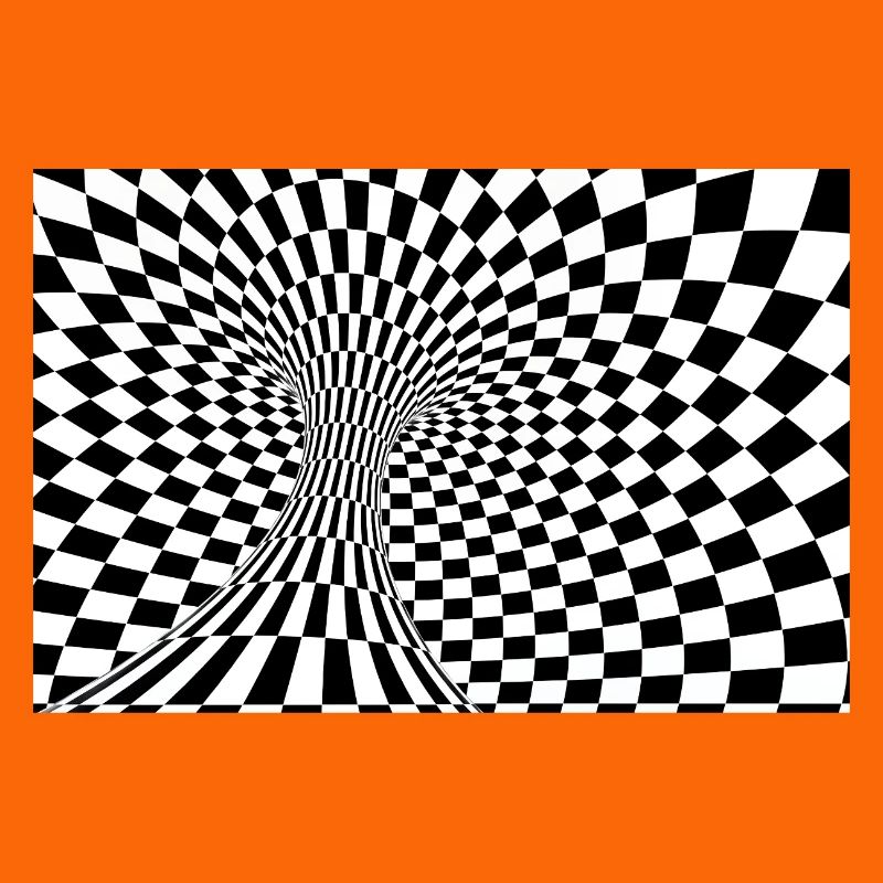 Checkerboard-Optiktunnel