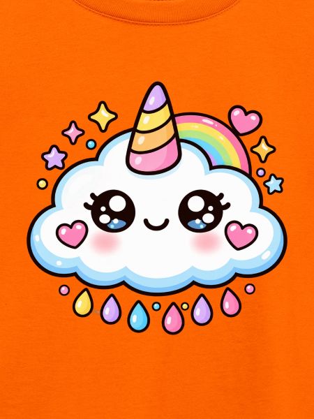 Bezaubernde Regenbogen-Einhornwolke