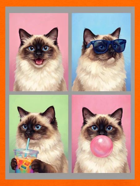 Katzen Ragdoll Katze