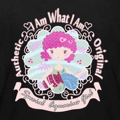 Aquarius Horoscope Girl Design ' I Am What I Am' - Kids' T-Shirt