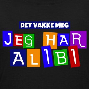 Det vakke meg - Jeg har alibi - T-skjorte for barn (ca 3-8 år)
