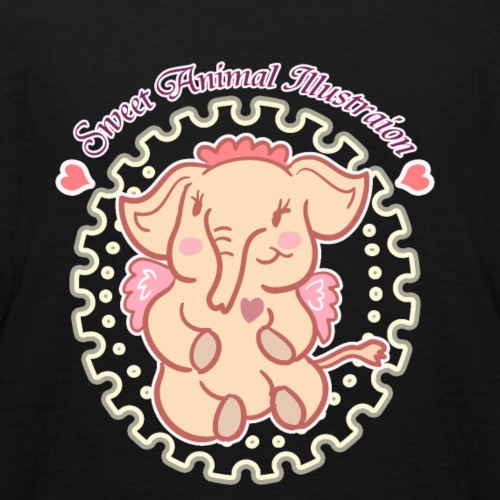 Sweet Animal Hearty Elephant - Kids' T-Shirt