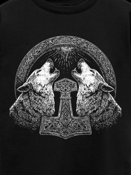 Wolf Thor Hammer Wikinger