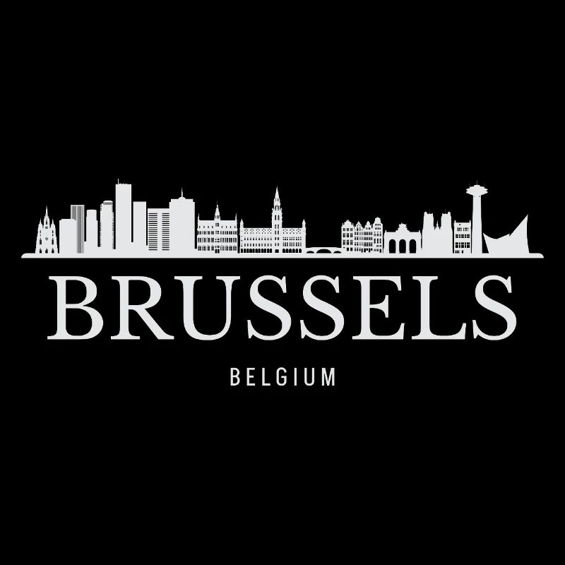 Brussels skyline, Brussels Belgium