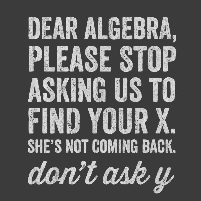 Maths, maths, prof de maths, prof de maths,