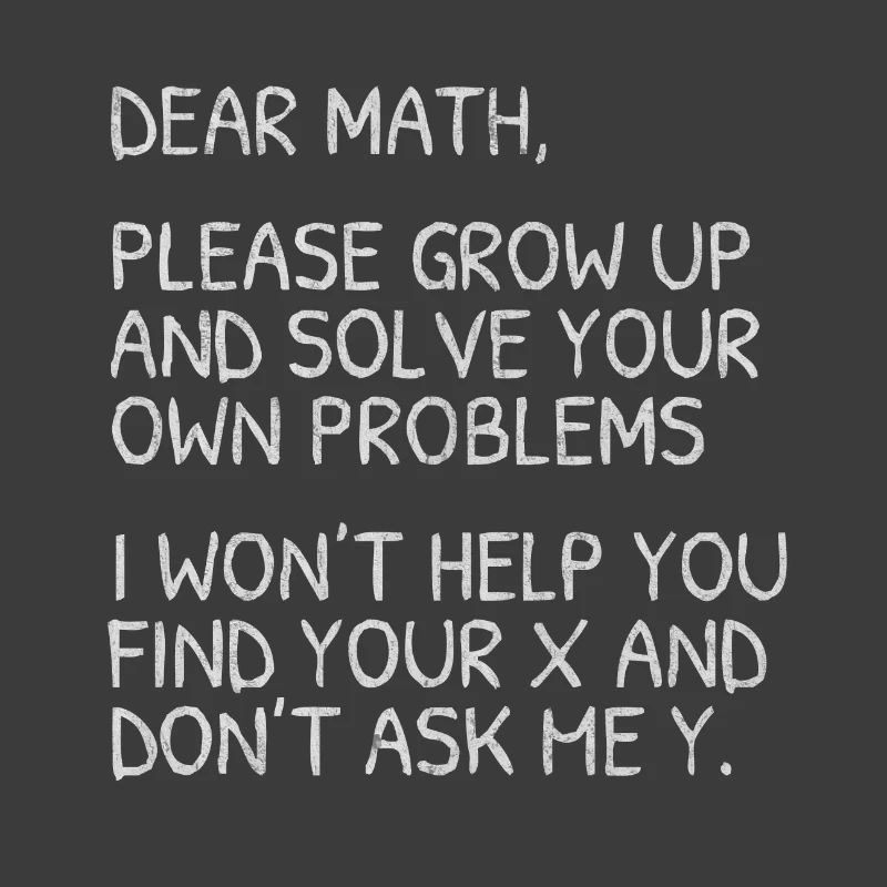 Maths, maths, prof de maths, prof de maths,