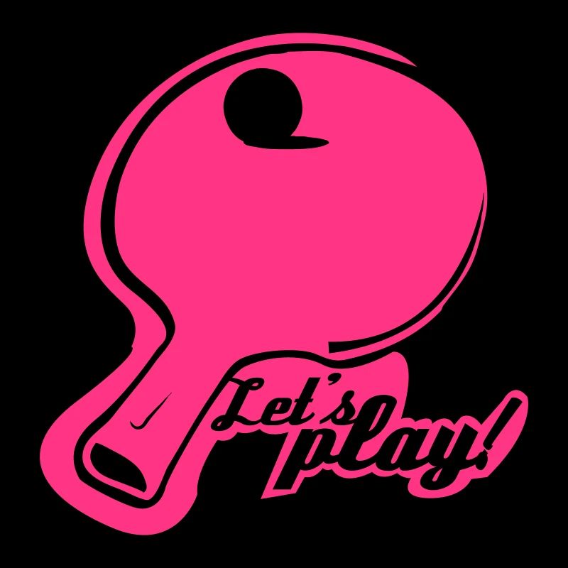 Let's Play table tennis bat