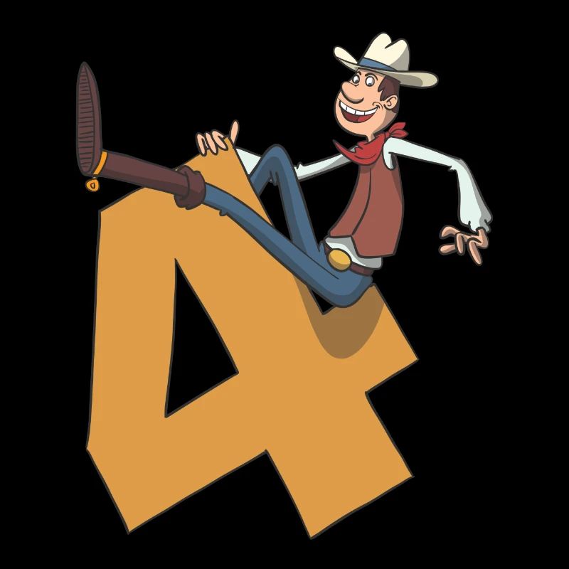 Cowboy Kindergeburtstag 4. Geburtstag