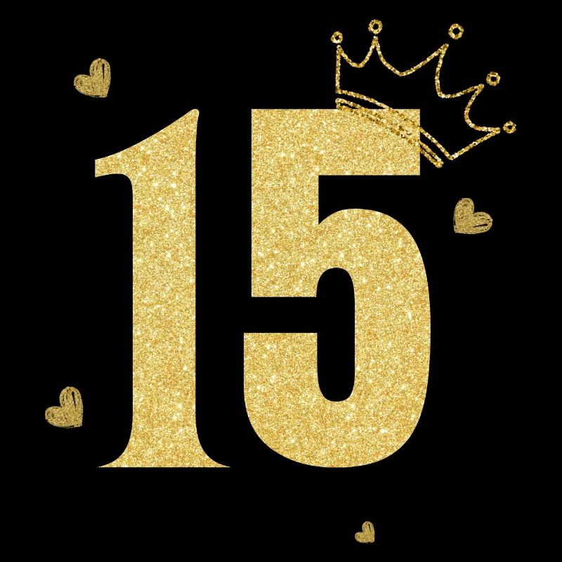 15th anniversary golden crown
