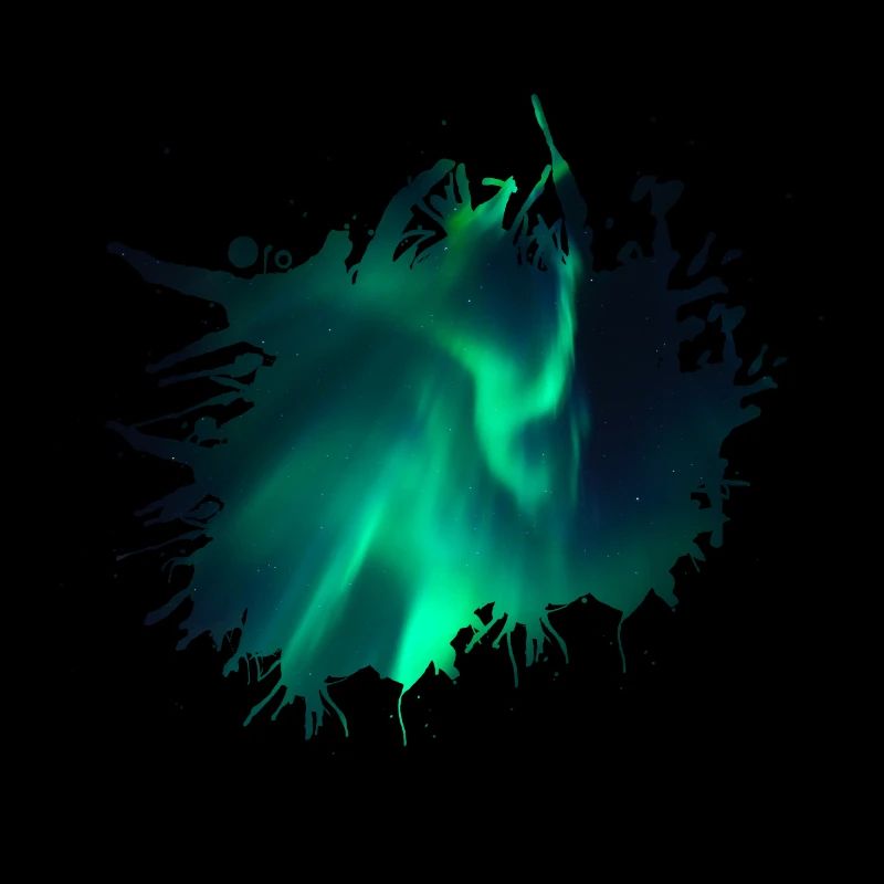 North Pole Aurora Color Spot