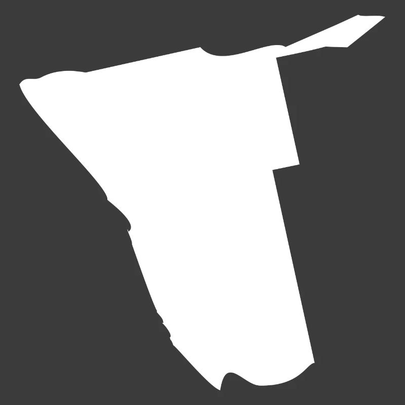 Namibia map flag
